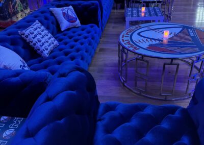 BLUE VELVET SOFA LOUNGE
